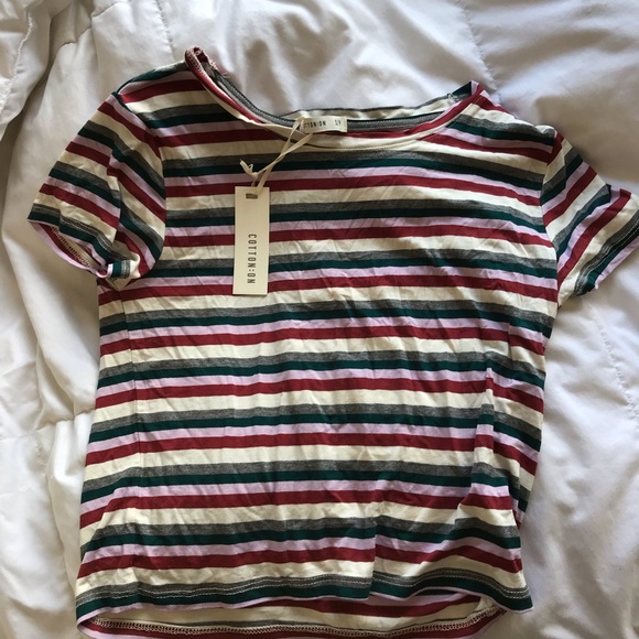 Striped Cotton On Tee - Picture 2 of 3